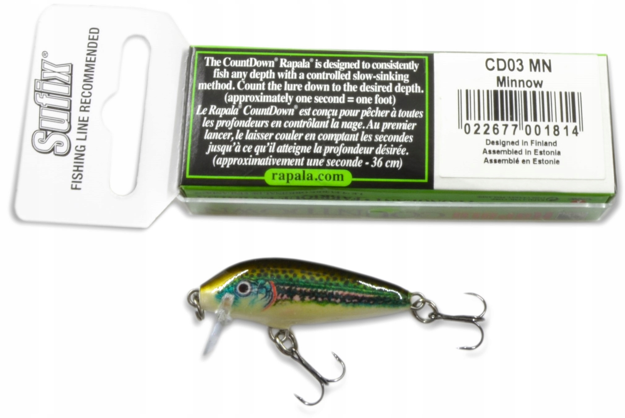 Rapala Wobler Countdown Mn 3cm 4g