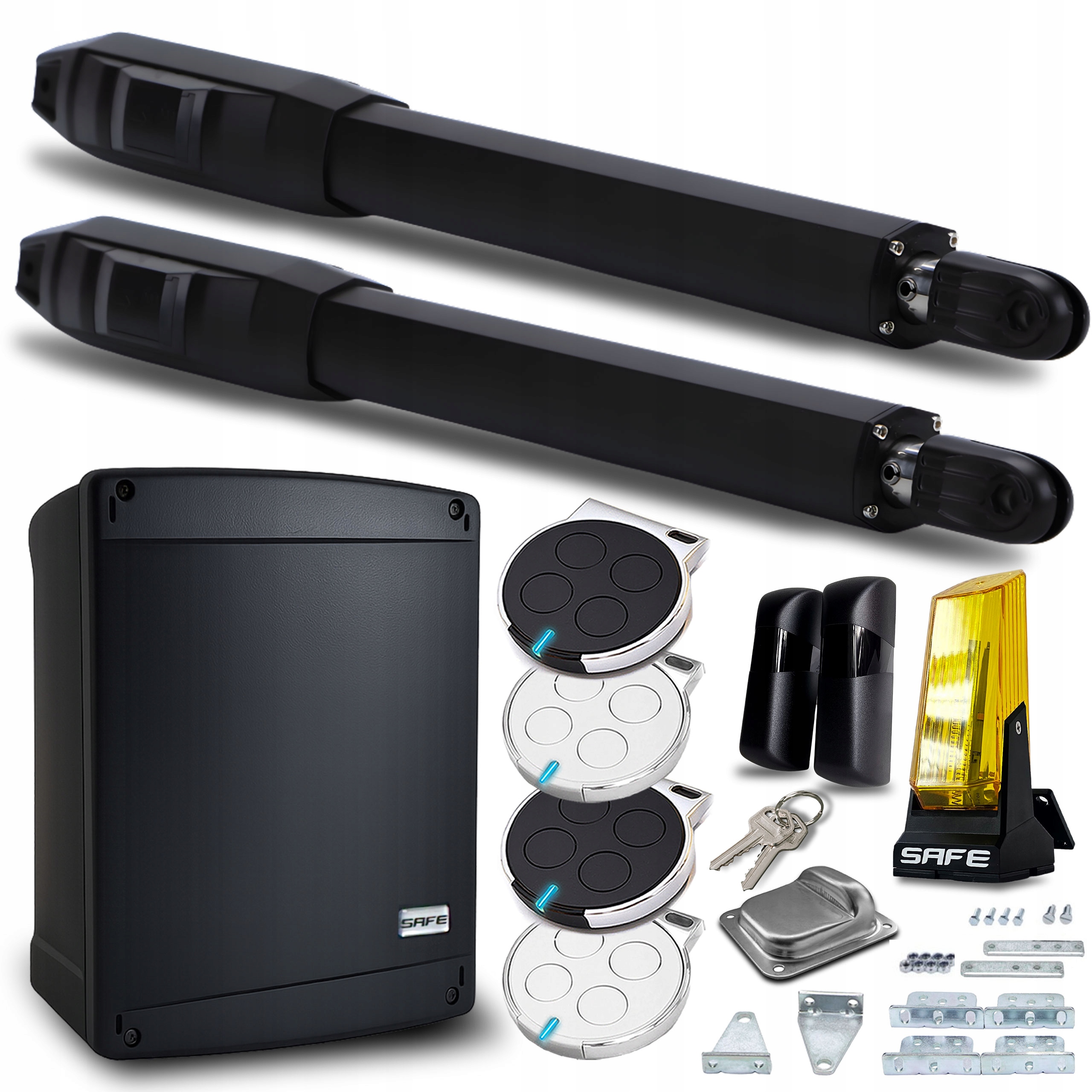 Set Pohon Pro Dvoukřídlovou Bránu 8 m 4 Ovladače Automat 200 Kg tichý