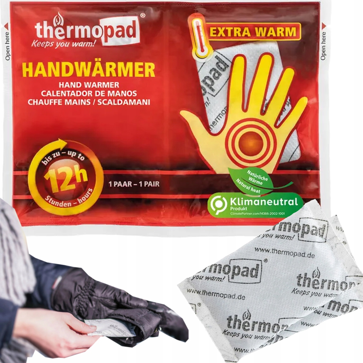 

Ogrzewacz Do Rąk Ocieplacz Thermopad 12H 2szt I18