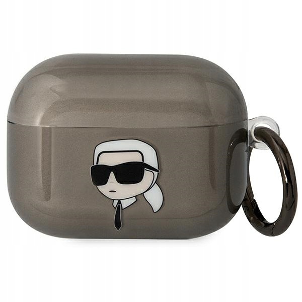 Etui Karl Lagerfeld Karl's Head na AirPods Pro 2 czarne Karl Lagerfeld