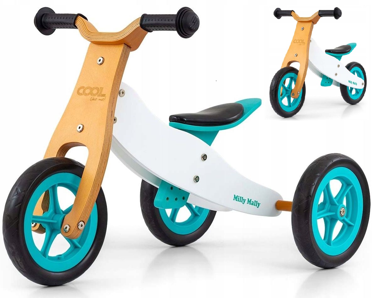 Rowerek Biegowy Trójkołowy Milly Mally Cool 2 w 1