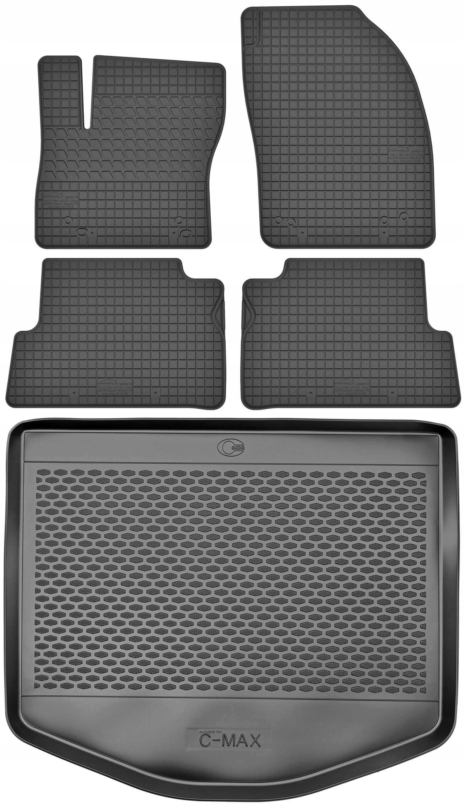 Ford C-Max II Minivan Fl 2015- Koberce rohož