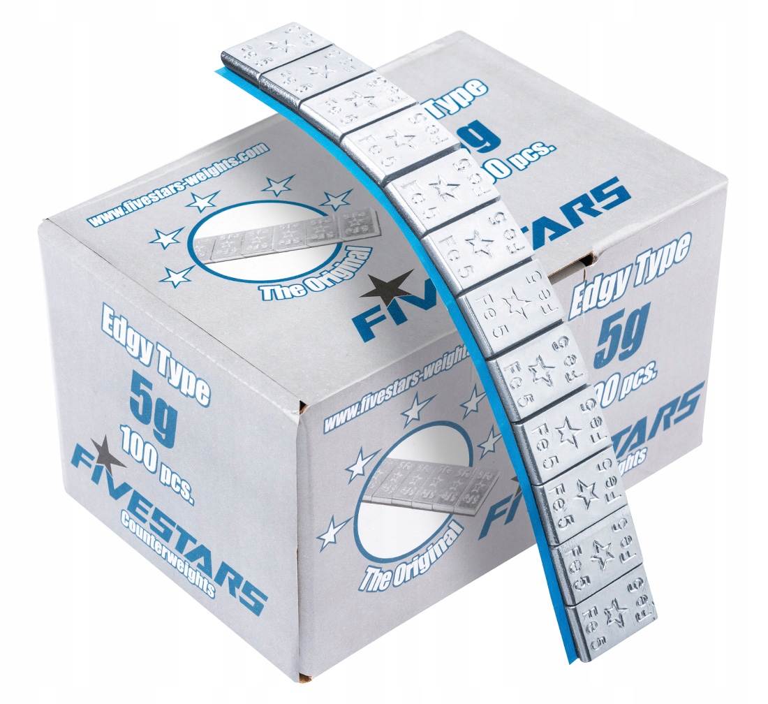 

Cieżarki Klejone Ocynkowane Fivestars 5g x 100szt