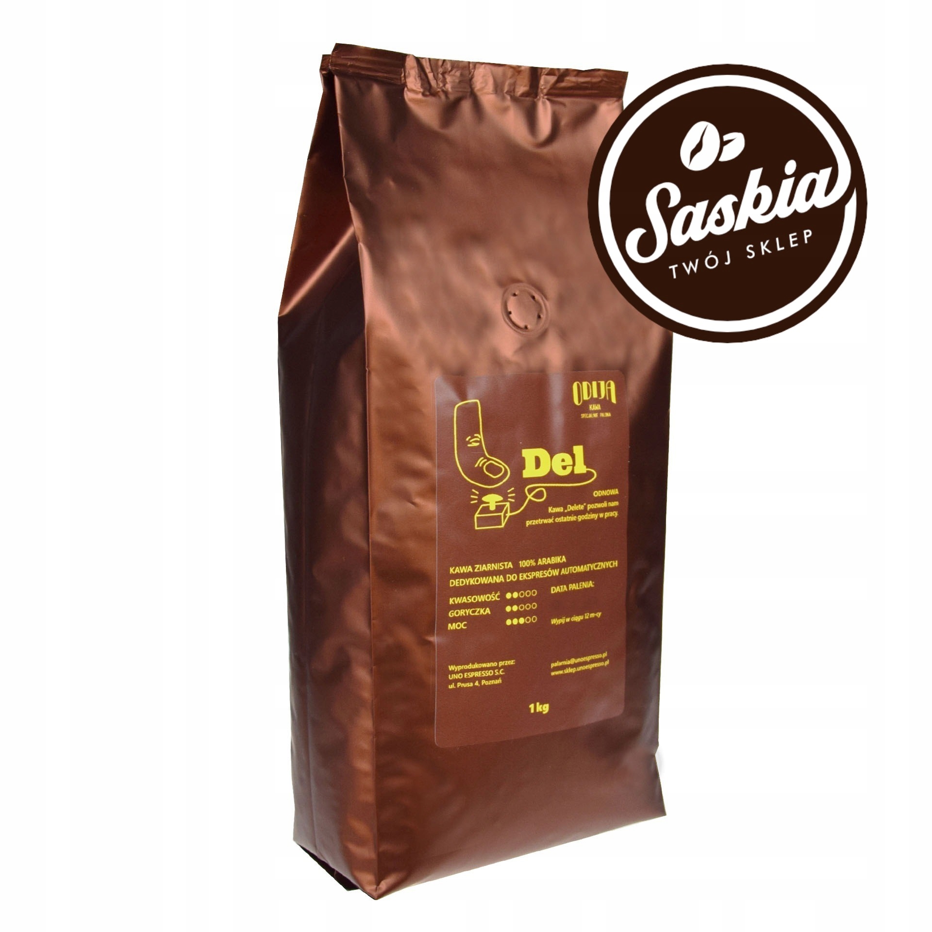 Levně Káva Del Delete 1 kg Odija do kávovaru