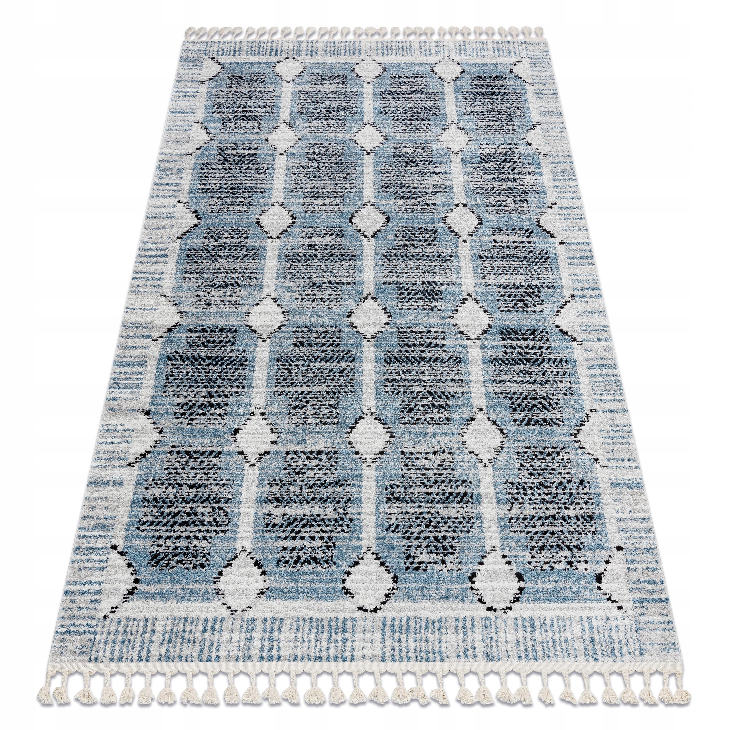 Dywan Nowoczesny Belle 200x290 beż/niebieski #E064