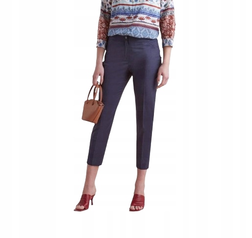 Elena Miro Dámské Kalhoty Jednoduché Černé 40 Acr