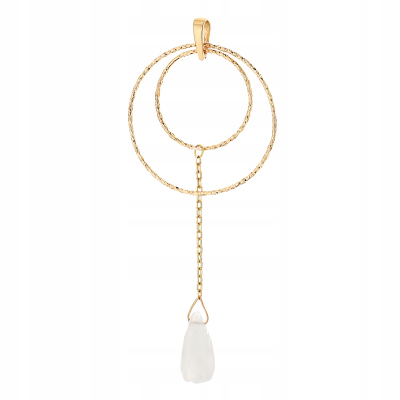 Zlatý Přívěsek Přívěsek pr. 585 14k Diamantová kola s hydrokvarcem