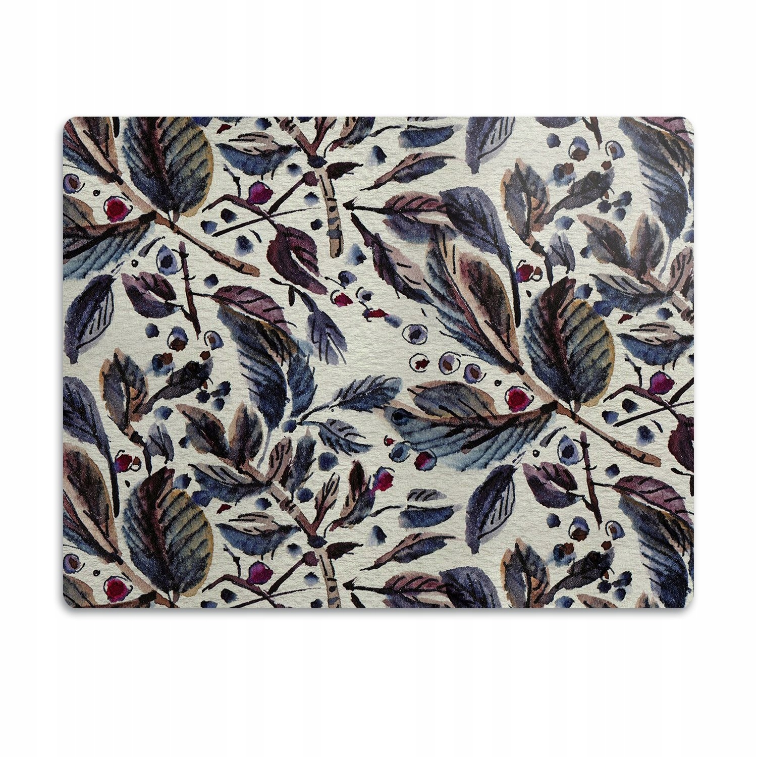 Levně Ochranná podložka pod misky pro psa Staré listy 60x40