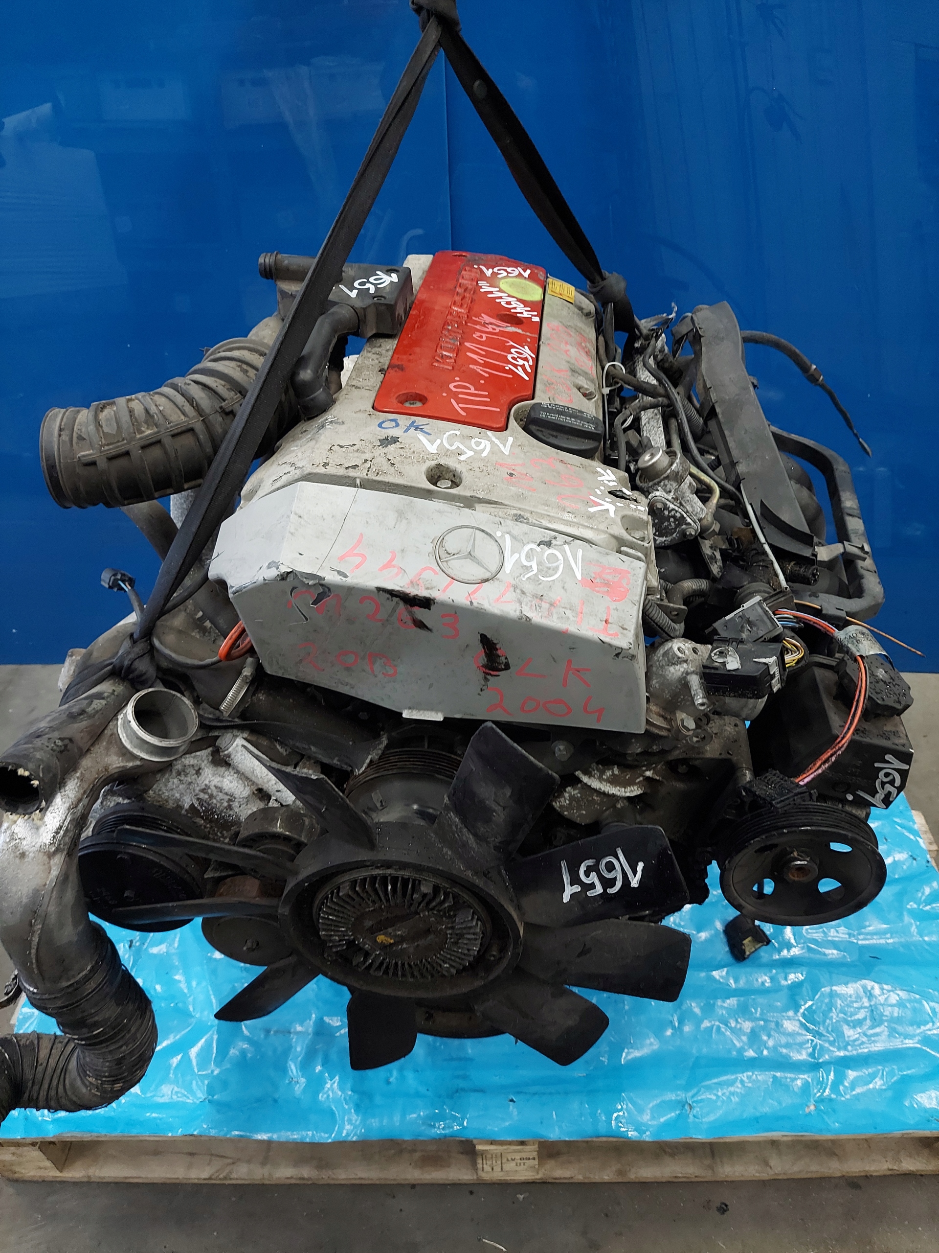 engine MERCEDES CLK W208 2.0 compressor; 121.187 km 111944
