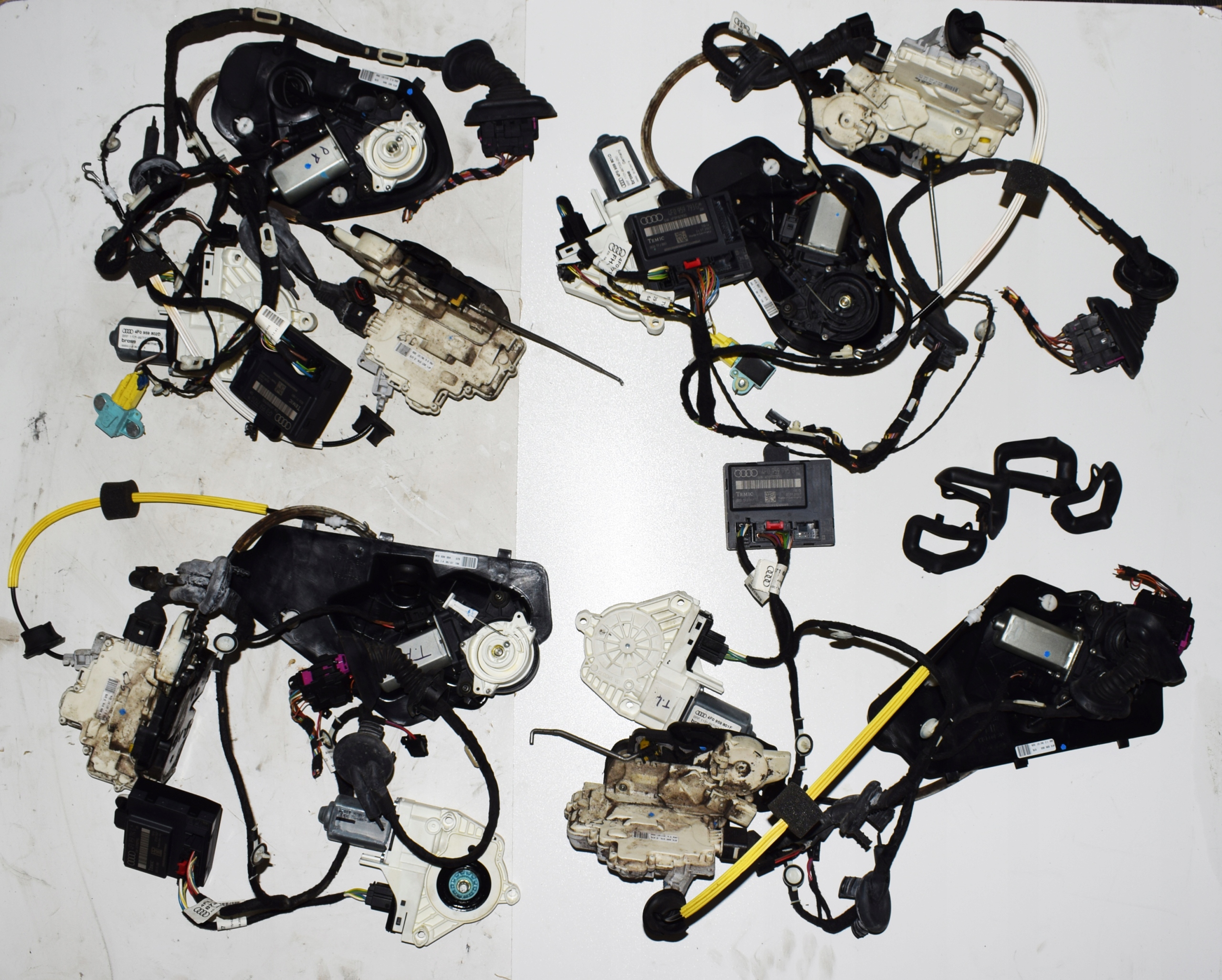 AUDI A6 C6 ПРІАГІ ДВЕРІ SOFTCLOSE ПЕРЕД ЗАД. ПРОВОДКА МОДУЛІ КОМПЛЕКТ ЄВРОПА