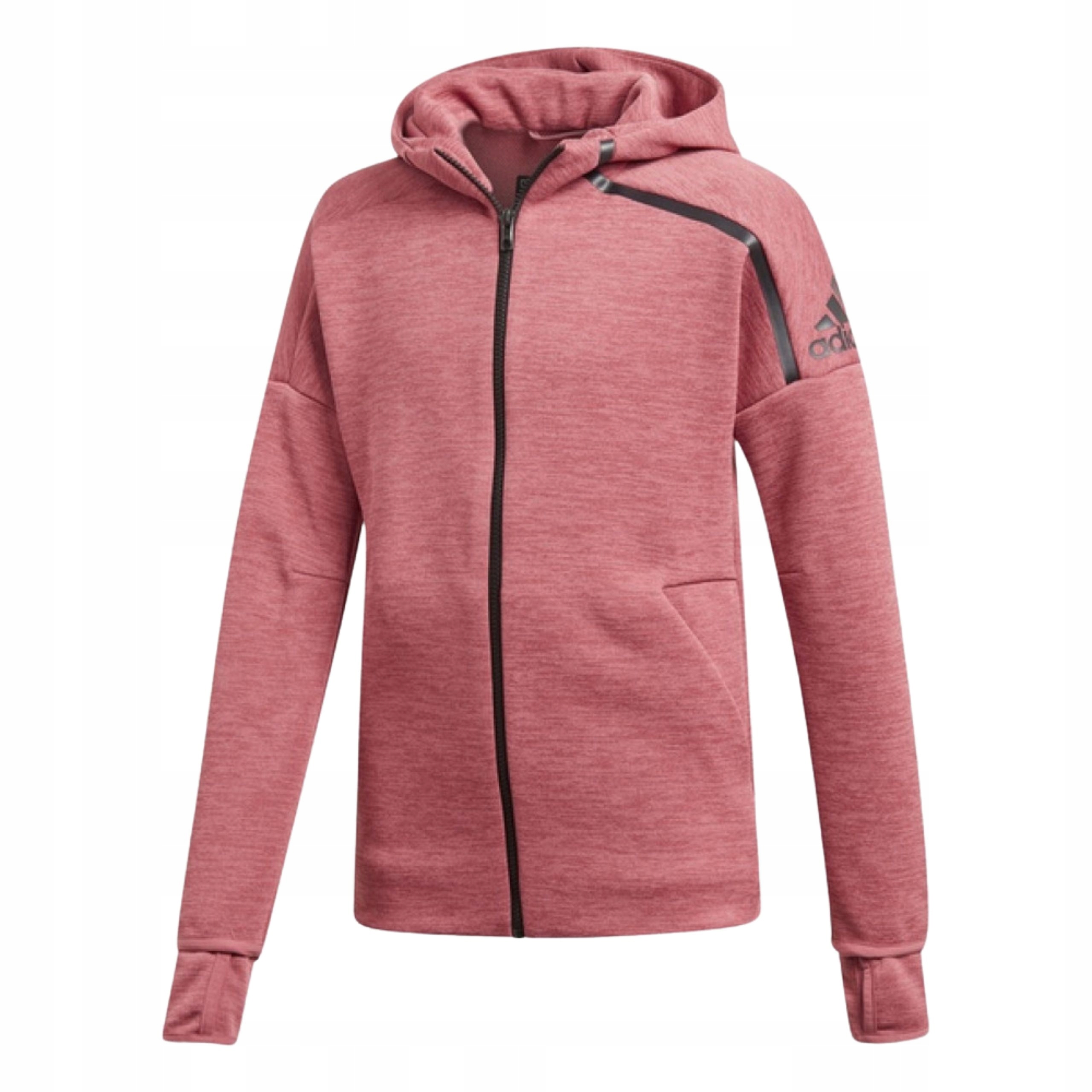 Młodzieżowa bluza rozpinana Adidas Yg Zne 3 Hoodie 164