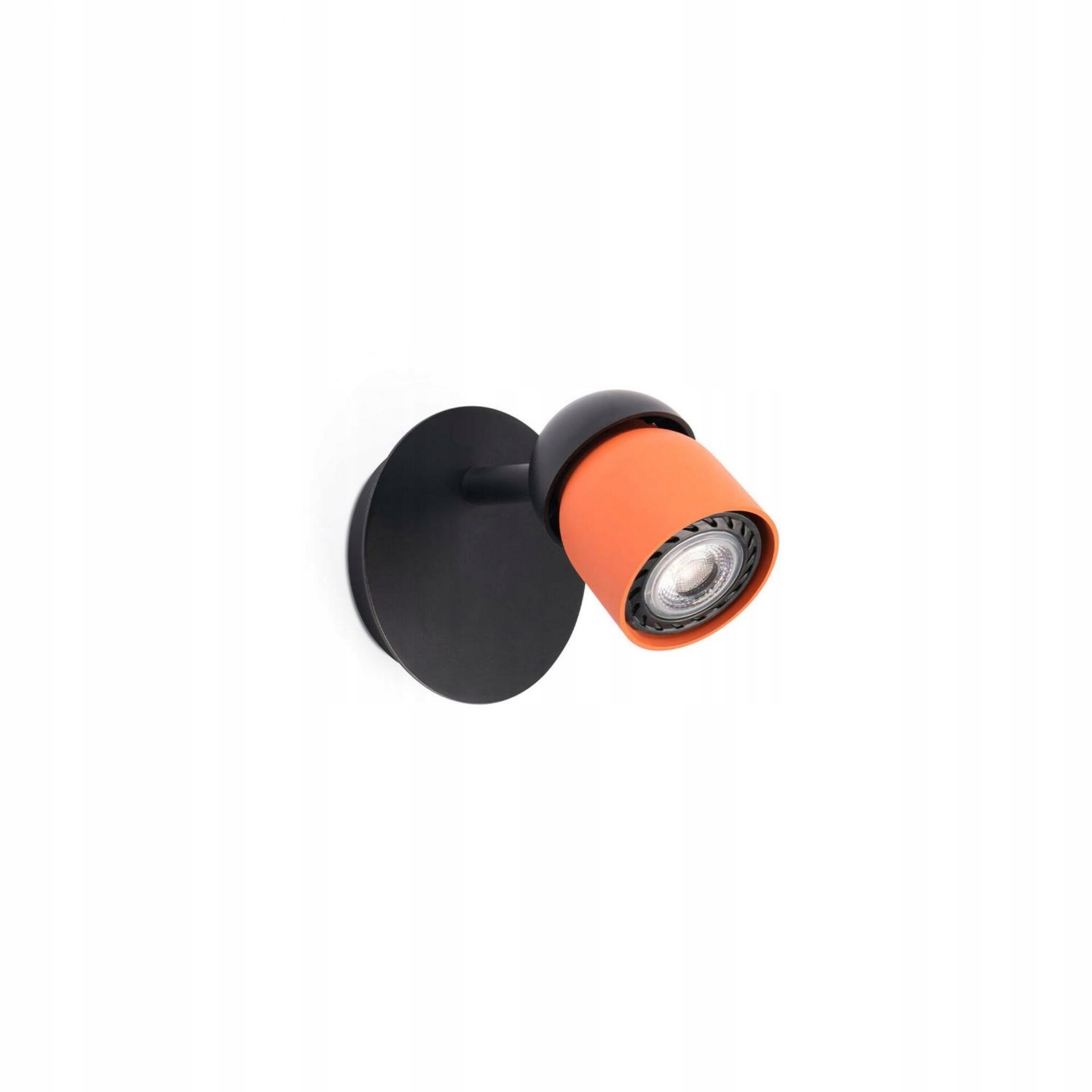 Faro Coco nástenná lampa, GU10, čierna/terakota, moderný design, IP20