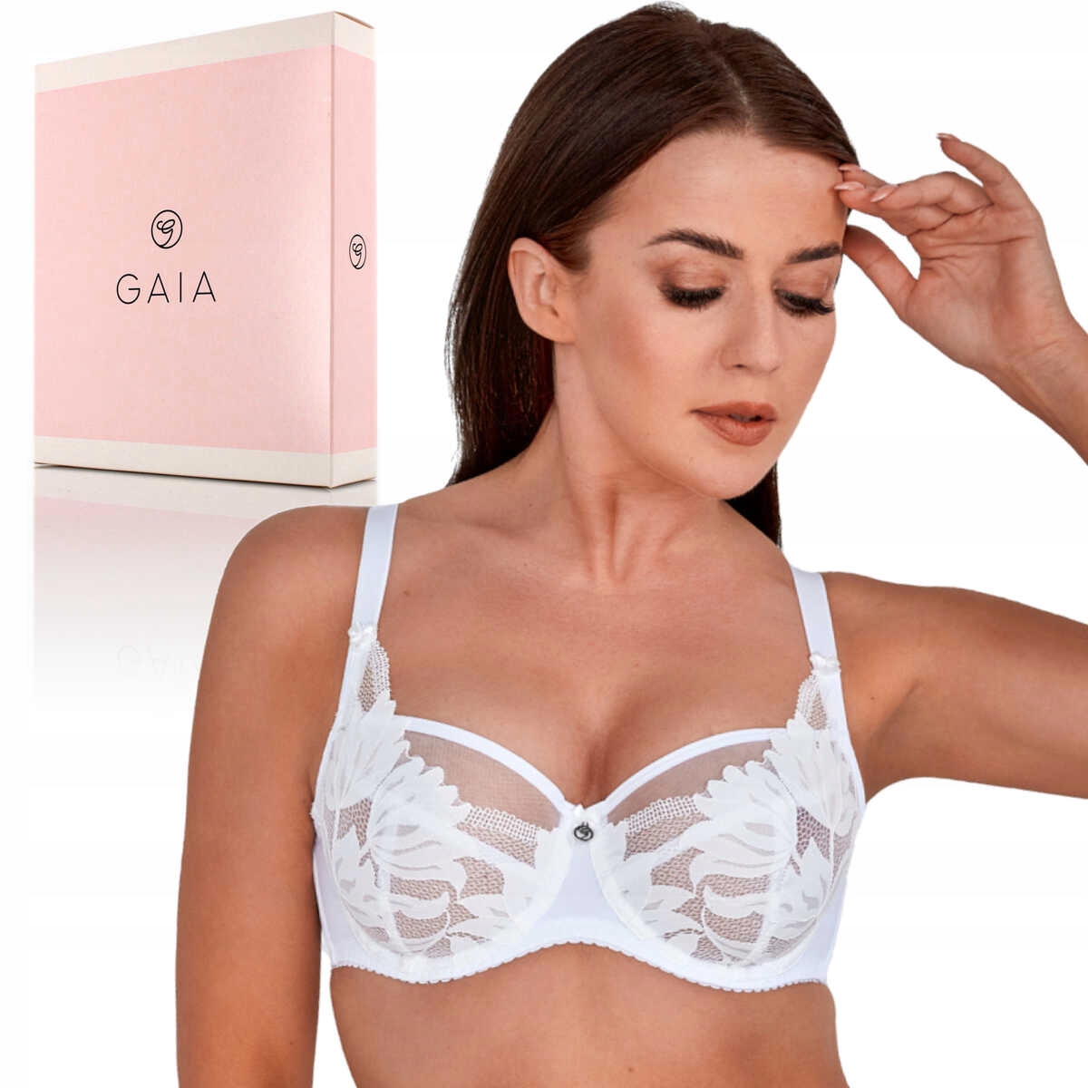 Gaia Podprsenka 1135 bílá 75I