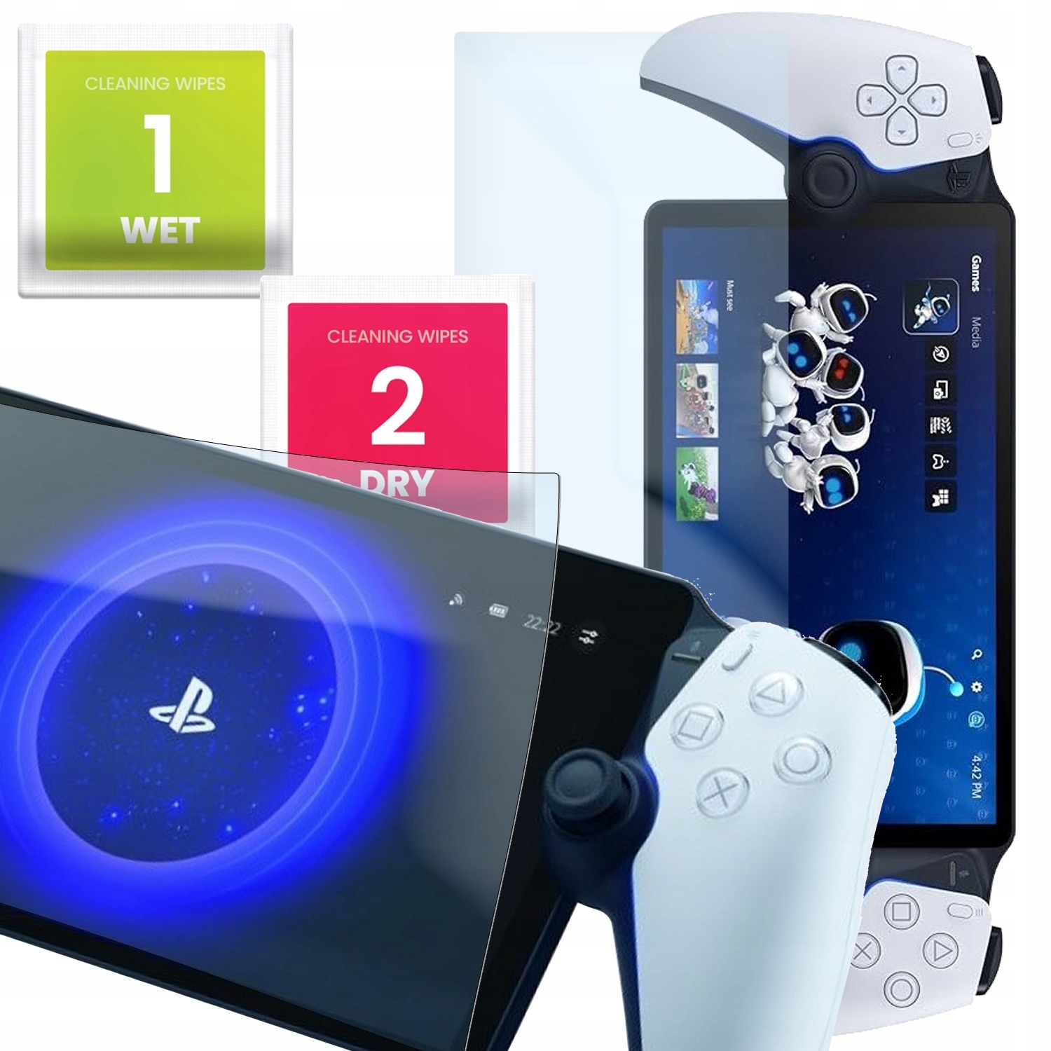 Szkło Hybrydowe Do Playstation Portal (Ochronne, Szybka 9H, Na Ekran, 2.5D)