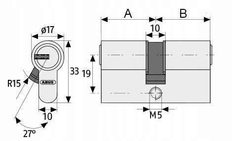 Wkładka bębenkowa dwustronna Gerda Pro System X 30/40 Marka Gerda