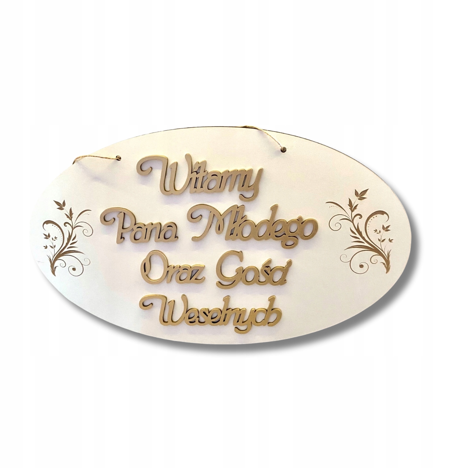 Tablica Powitalna na Wesele Ślub DEKORACJE Ślubne DOMU NA WESELE Pan Młody