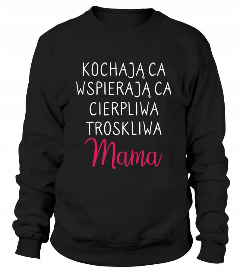 Dámská Mikina Loving Mom Xs černá, Dárek pro maminku