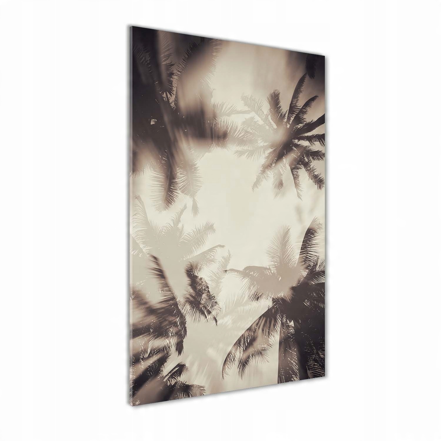 

Fotoobraz szklany na ścianę do salonu Palmy 70x140