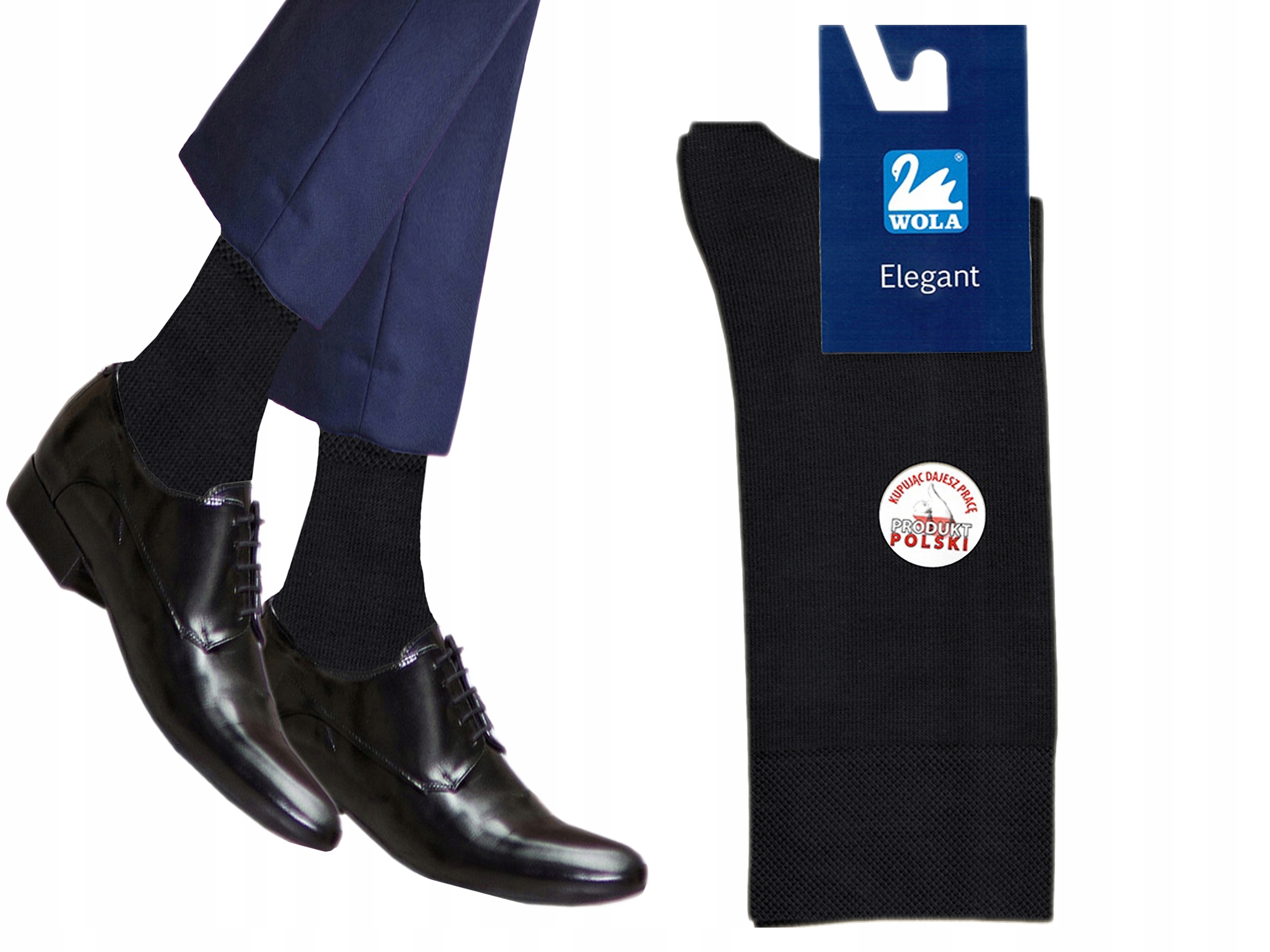 

Skarpetki Wola Elegant garniturowe, navy B90 45-47