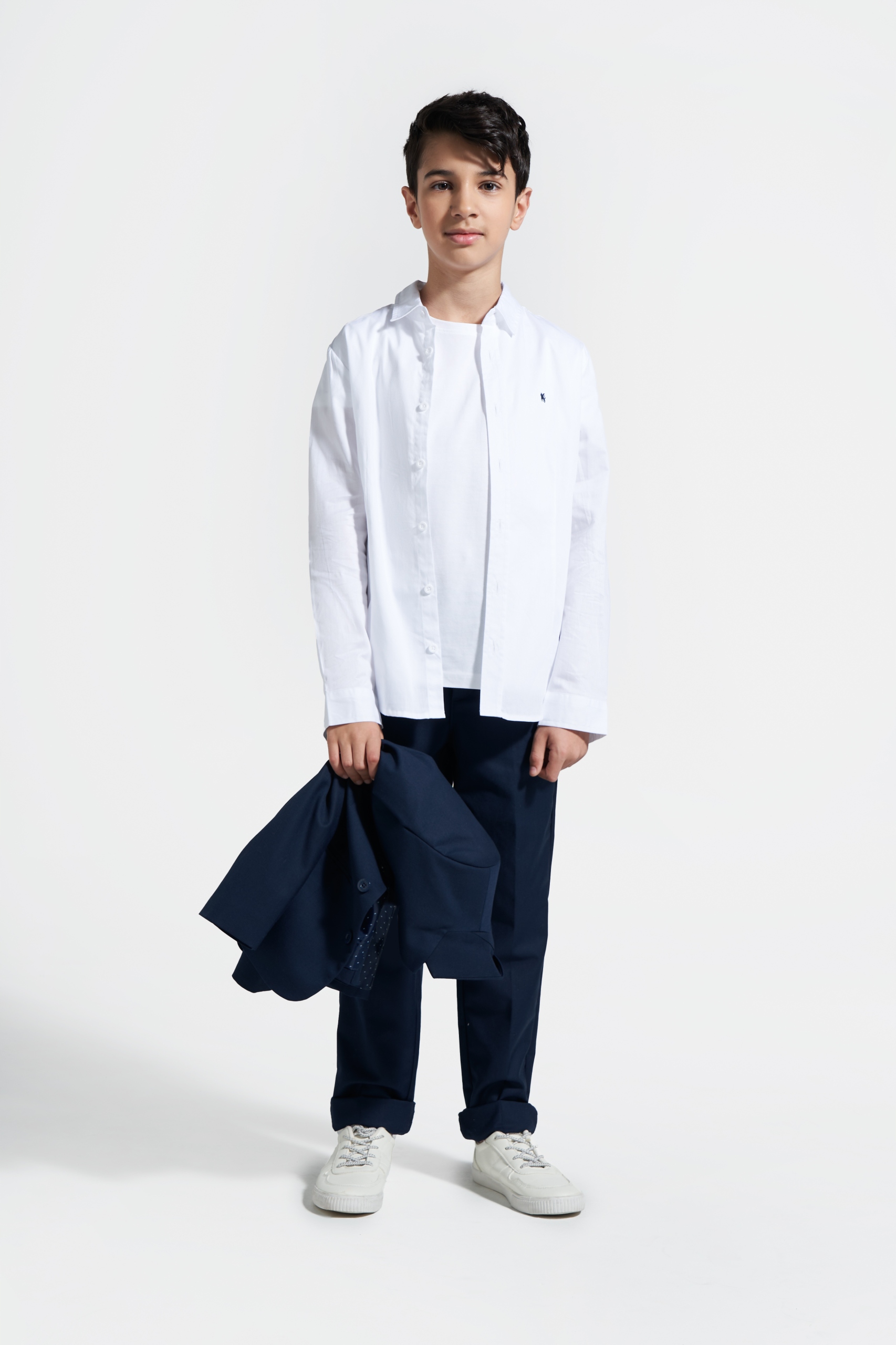 Chłopięca Koszula 164 Biała Koszula Elegancka Coccodrillo WC4 Marka Coccodrillo