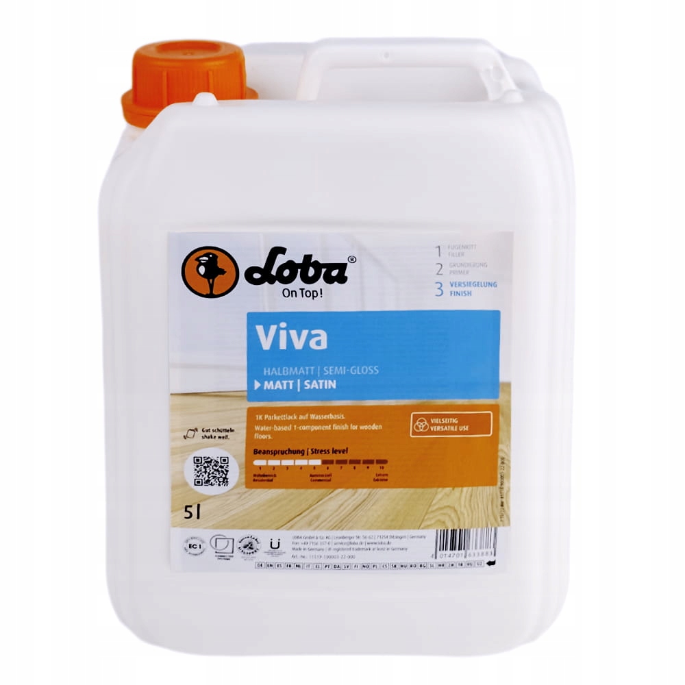 Lakier do drewna Loba Ws Viva mat 5l