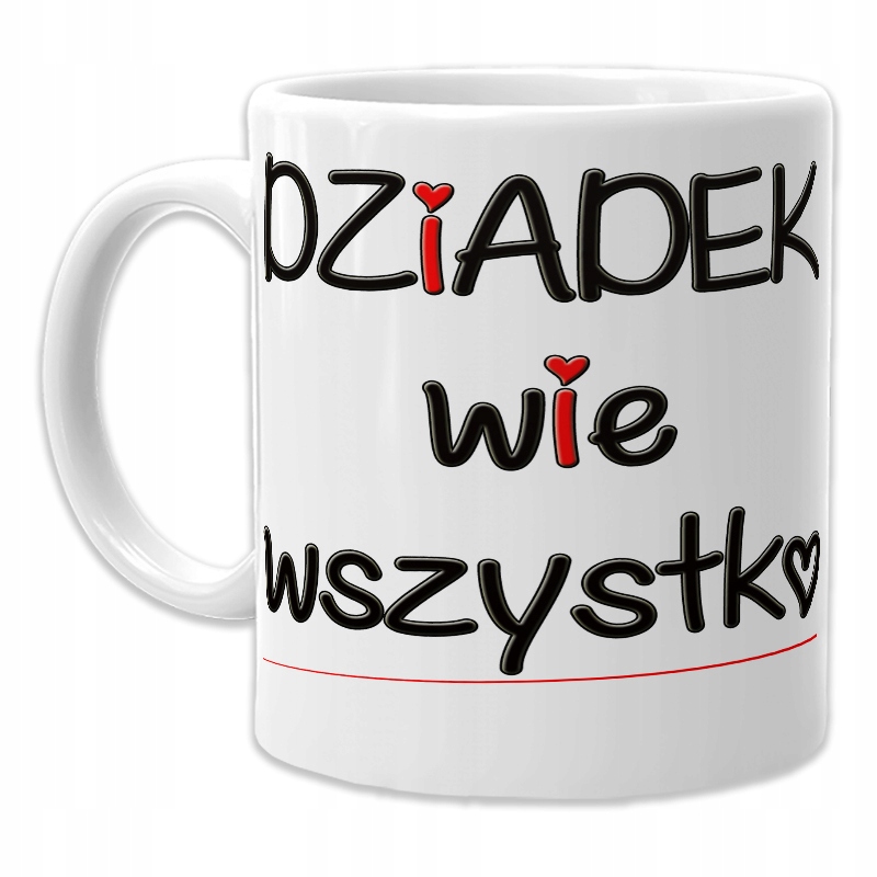 

Kubek z nadrukiem grafiką Dzień Dziadka Babci