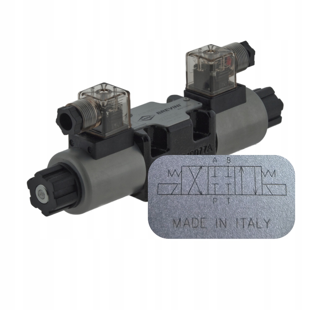 Elektroventil Cetop 3 NG06 E ADB3 DG4V 12V 80 l/min, elektrický rozdělovač