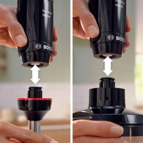 BOSCH Blender Ręczny ErgoMaster Serie 4 1000W Stal Nierdzewna Czarny — miniatura 12