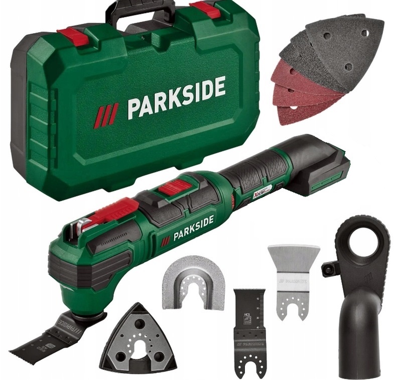 Parkside Pamfw 20-Li Wielofunkcyjne Narzedzie Szlifierka Walizka Renowator