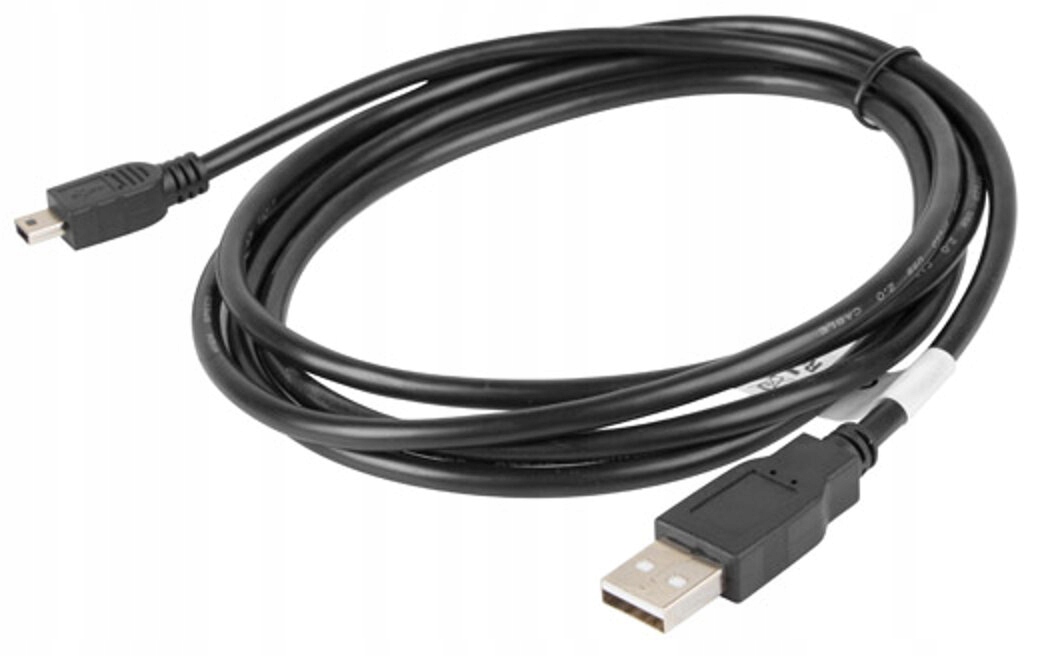 Kabel USB - Mini USB LANBERG 1.8 m Kod producenta CA-USBK-10CC-0018-BK