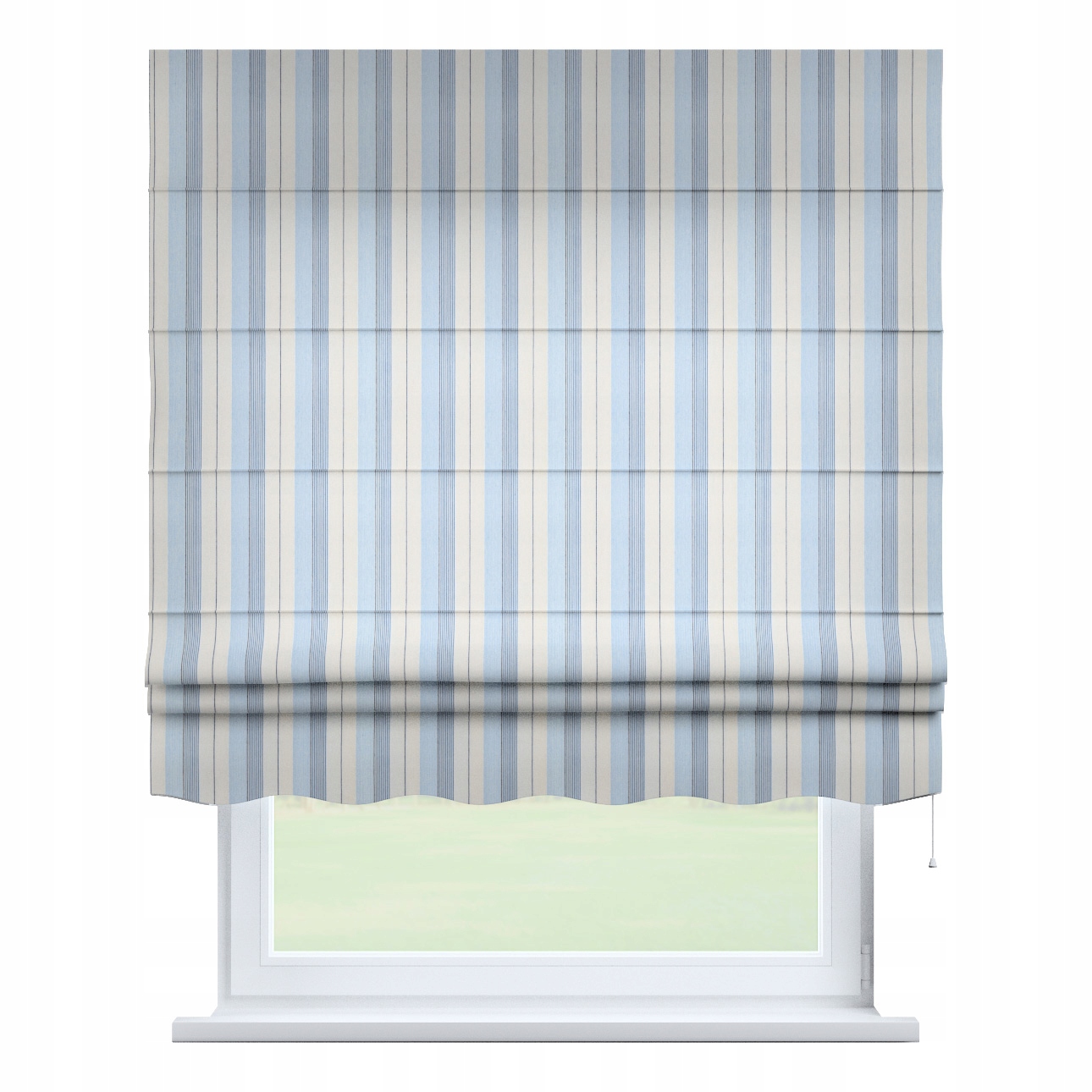 Hotová rímska roleta Florencia 130x170 cm modrá