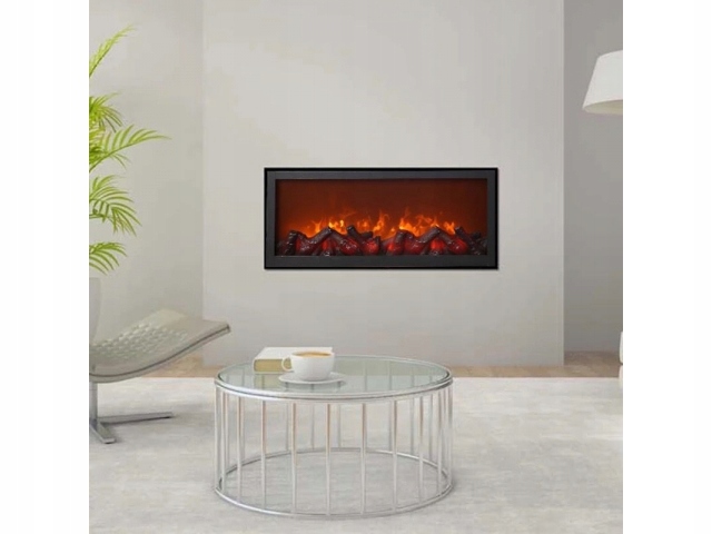 NOWOCZESNY KOMINEK ELEKTRYCZNY LED OZDOBA POMIESZCZENIA Rodzaj bez funkcji grzewczej