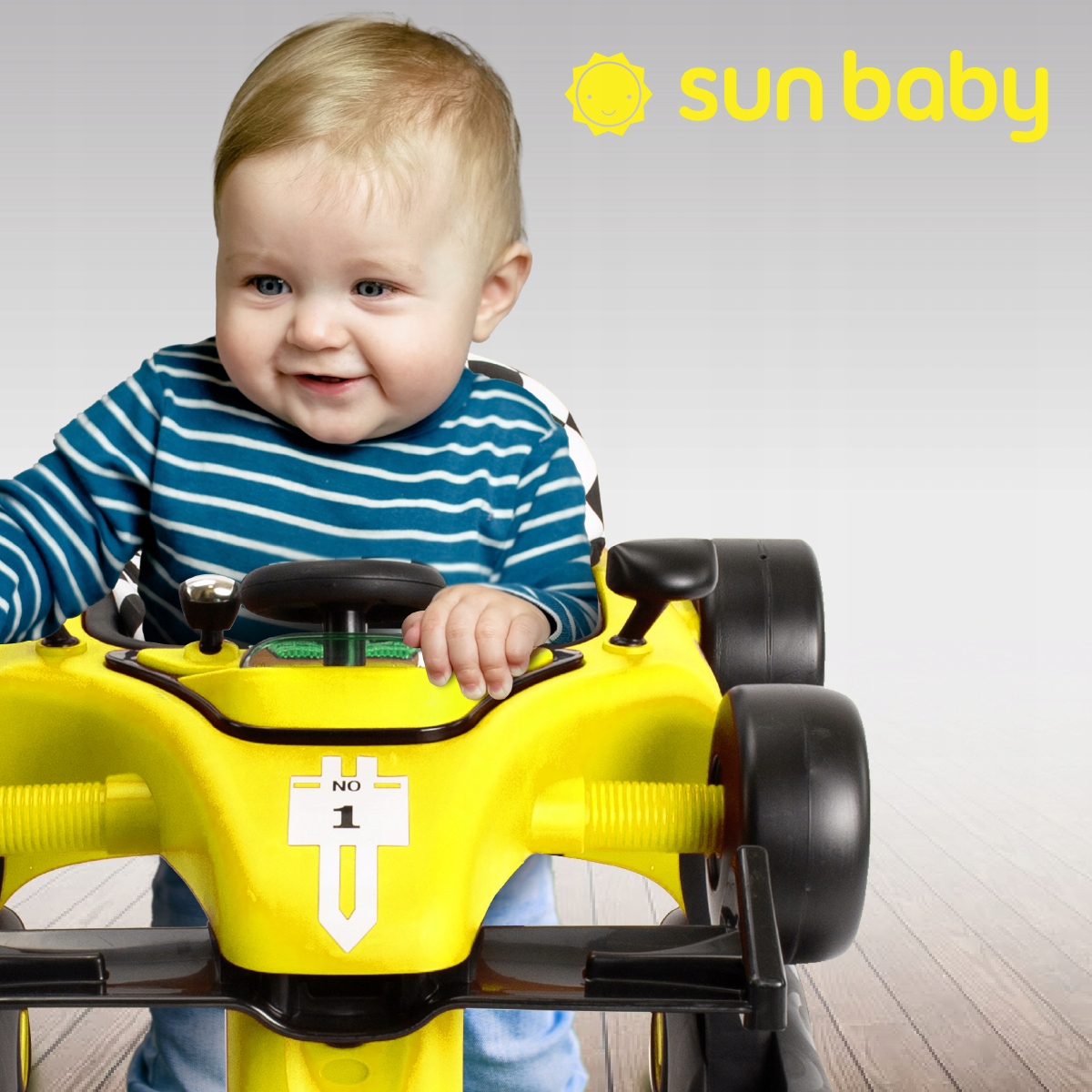 Interactive Walker Pusher Racing Formula 1 3in1 sound Brand Sun Baby