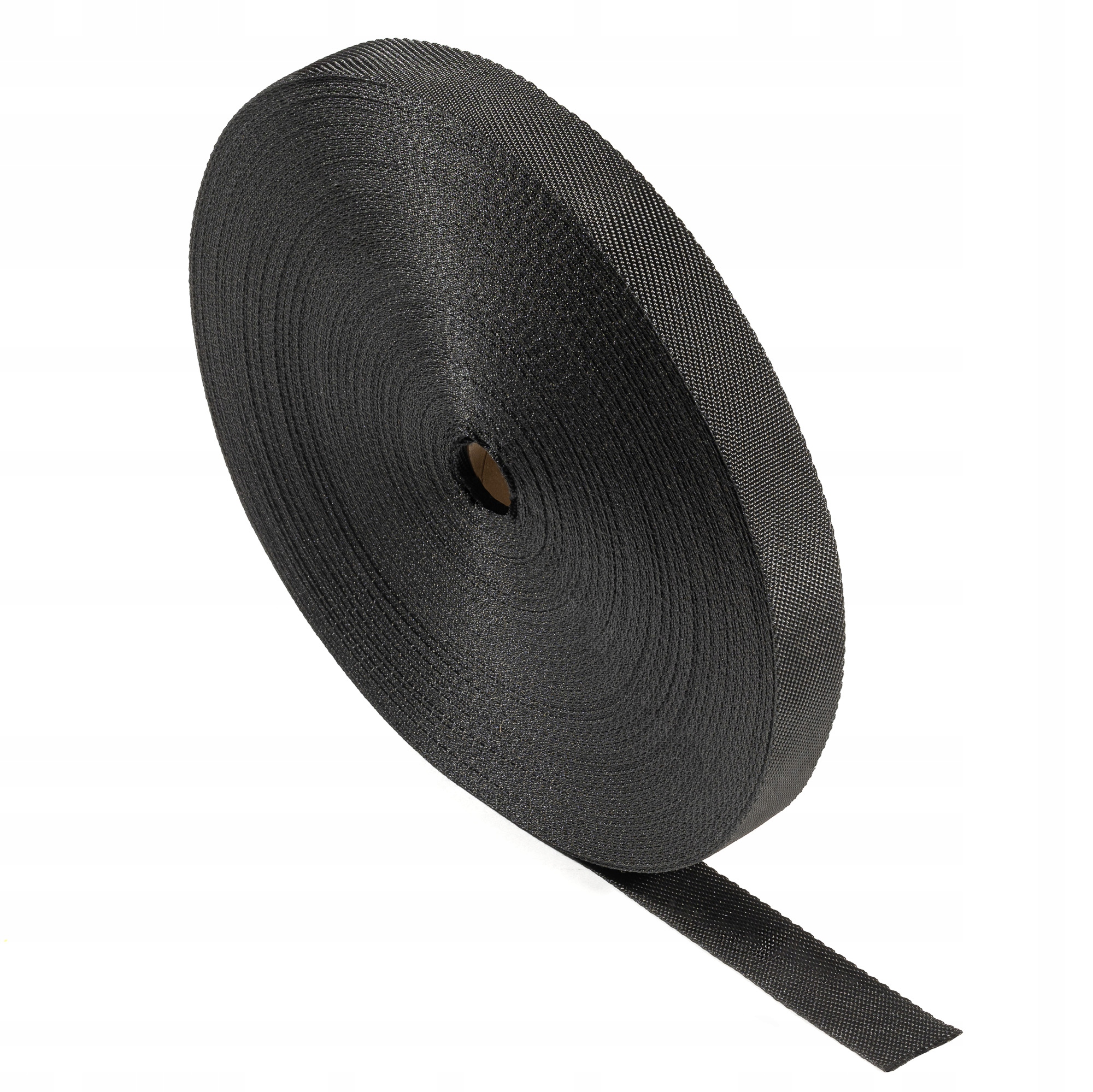 Popruh Hrubě Tkaná Černá 20 mm 10 Ks x 50 m (500 m) Vzor 4