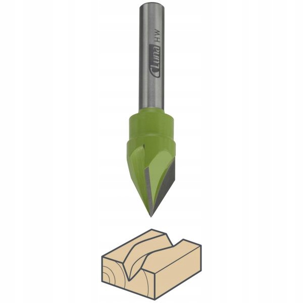 Luna Gravírovací/literovací fréza D14 I12 S8mm /30°