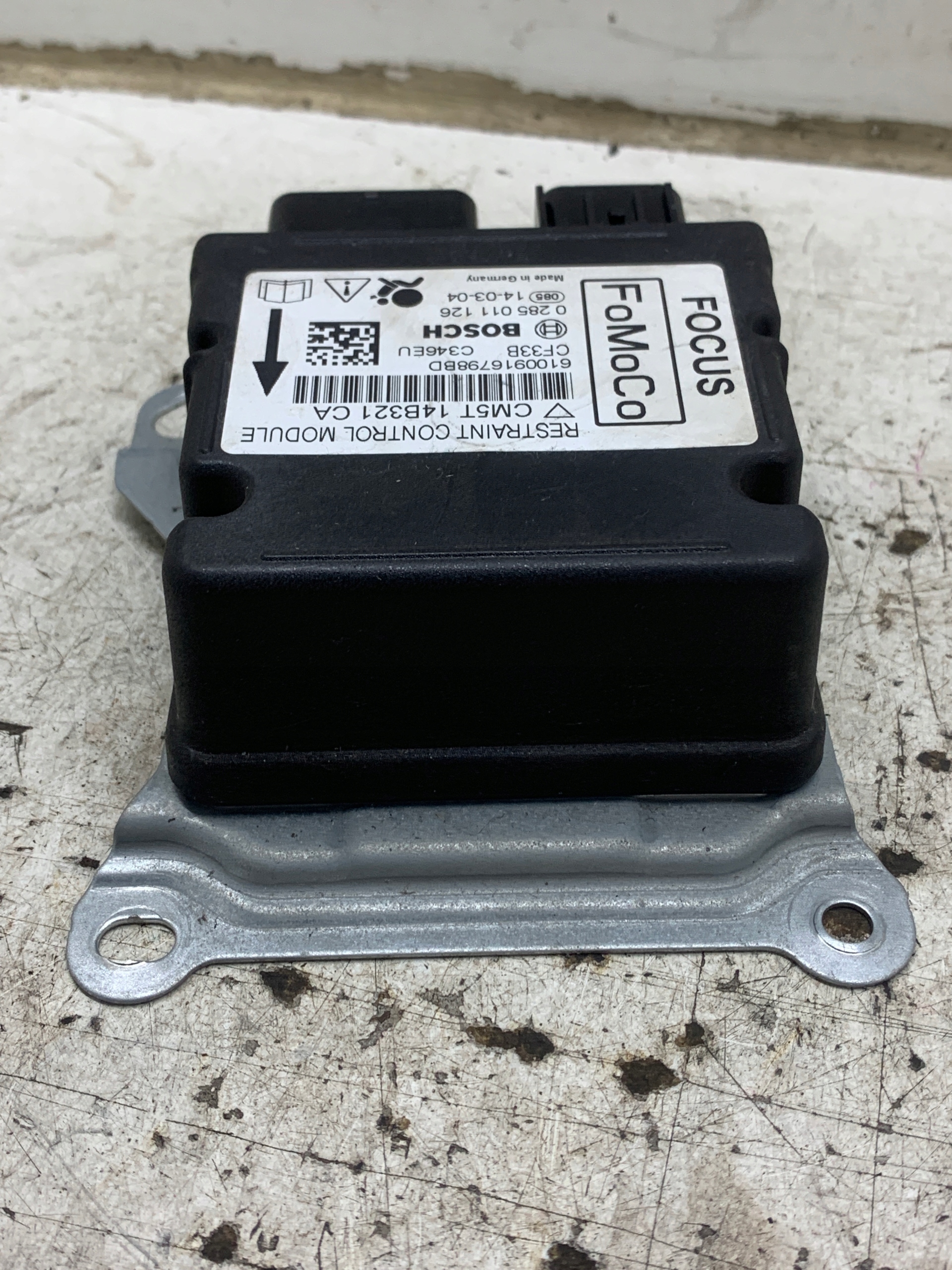 SENSOR Module Airbag AIR BAG 0285011126 FORD FOCUS MK3