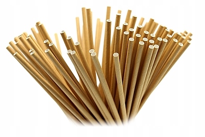 

Słomki papierowe Brązowa FI8 100 szt.