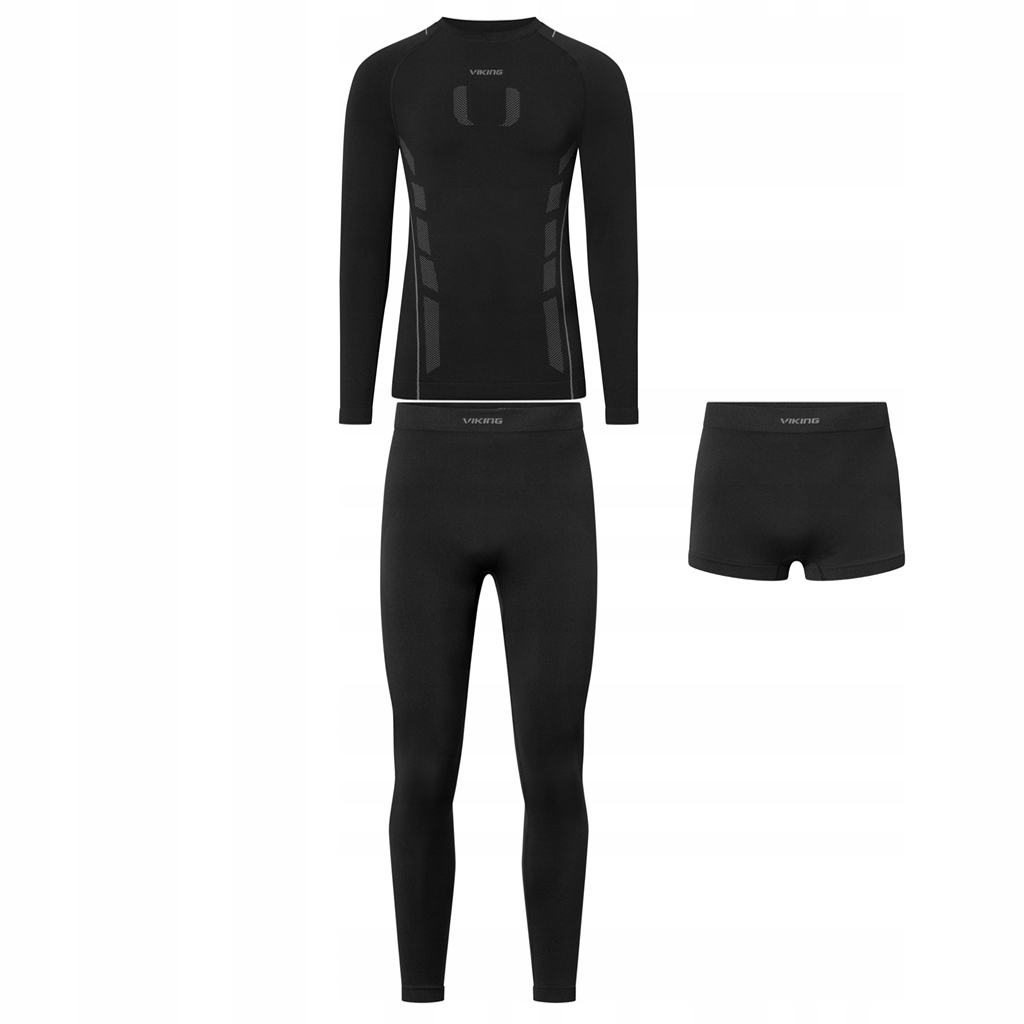 Sada spodního prádla Viking Eiger 2.0 Man Černá, velikost L