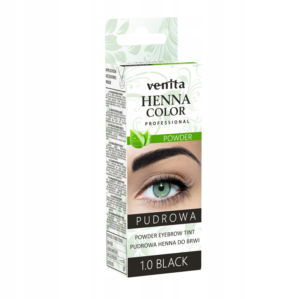

Venita Henna Color Pudrowa henna do brwi 1.0 Black