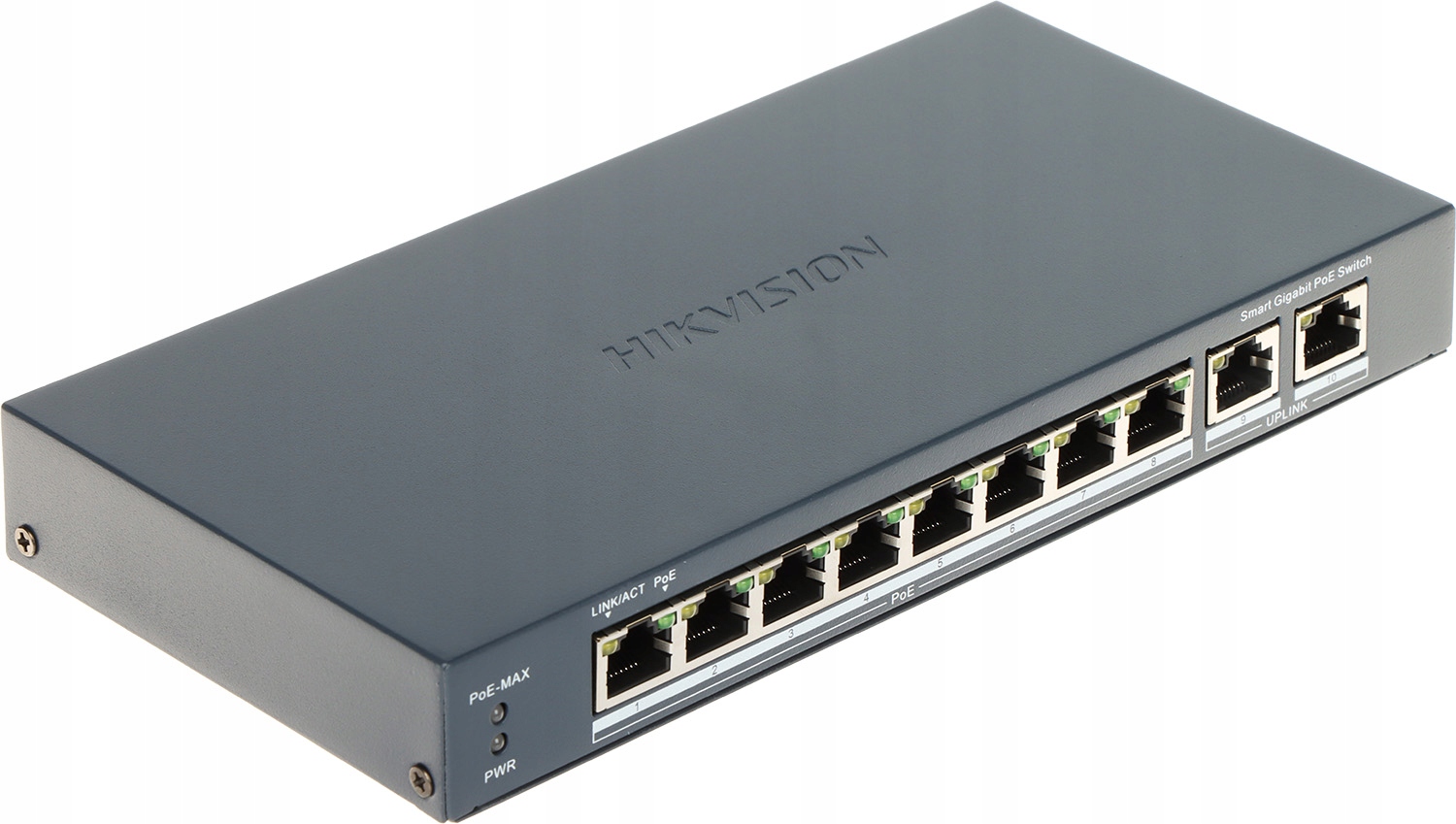 Switch Poe DS-3E1510P-EI 8-PORTOVÝ Hikvision