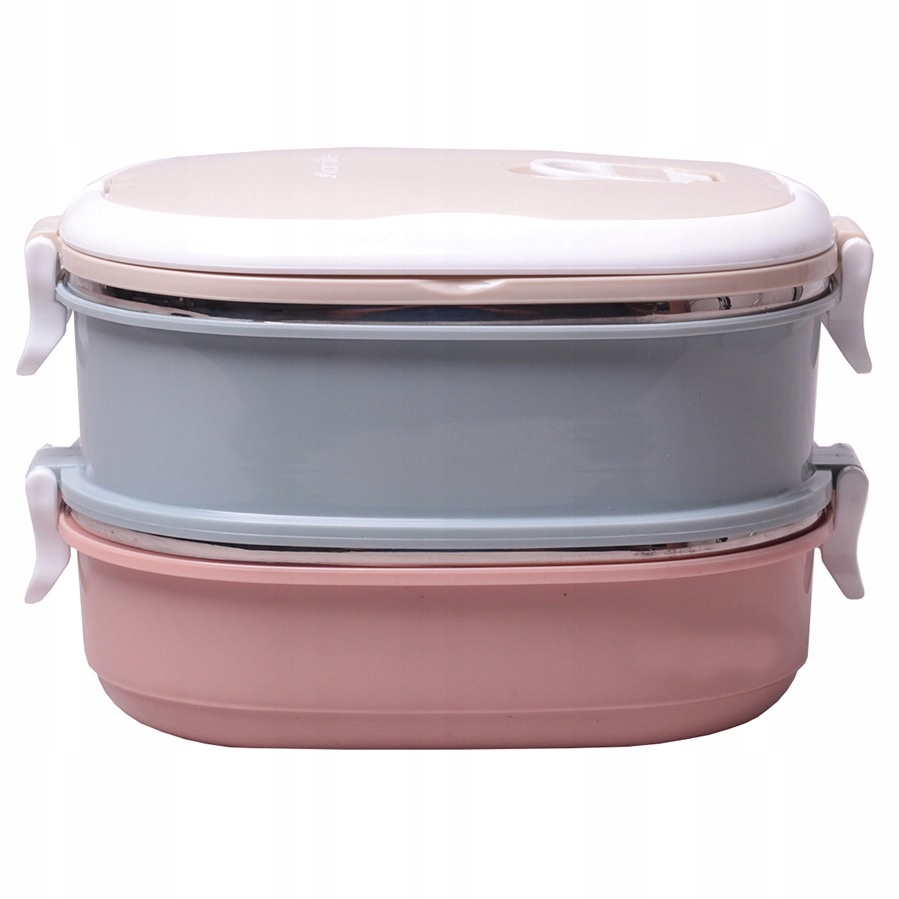 

Podwójny Pojemnik Obiadowy Menażka Lunchbox 1,4L
