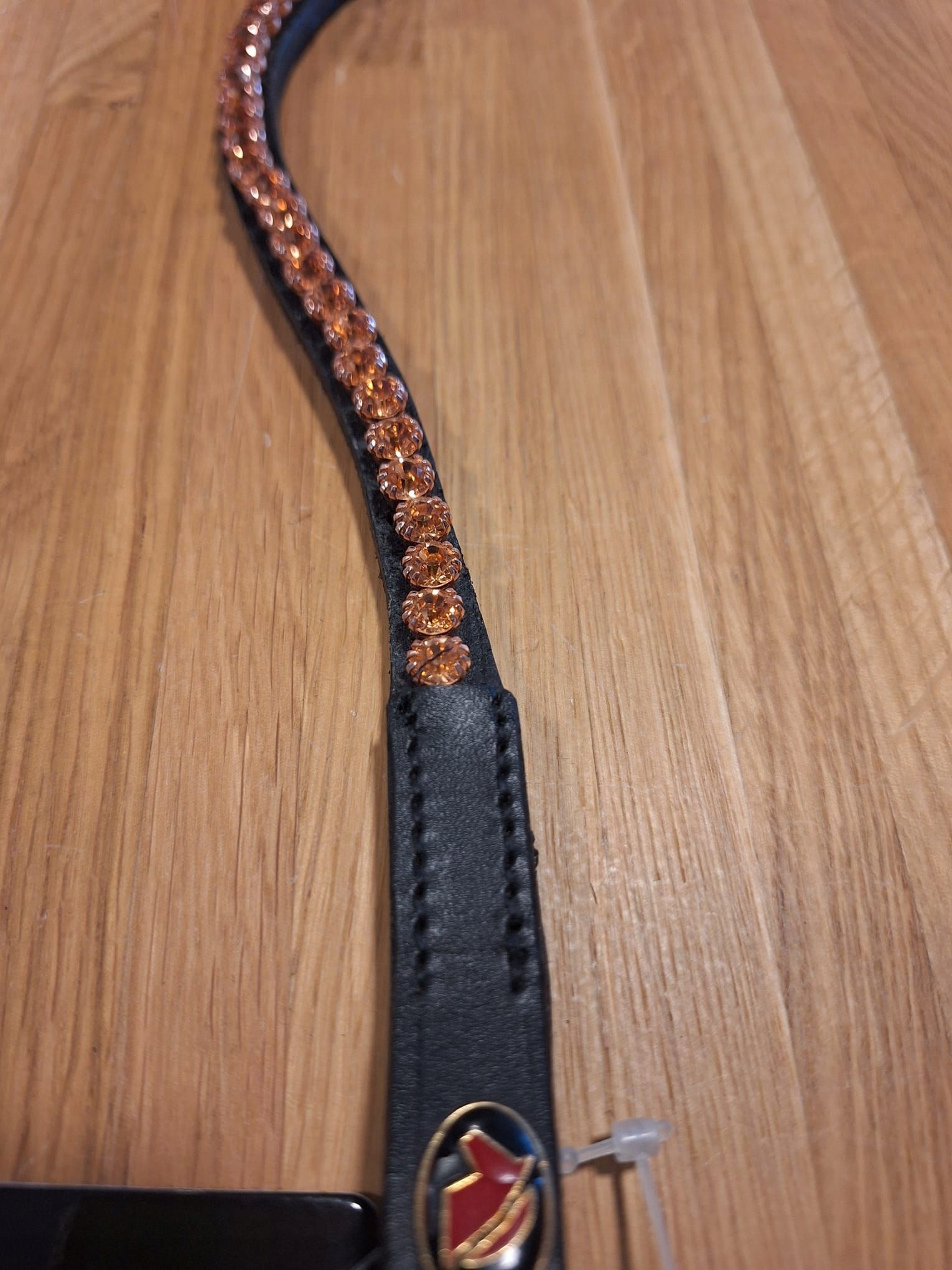 Naczółek Start ozdobny profilowany Silenus black/rosegold róż Full