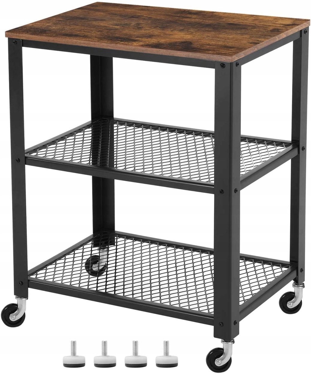 Kuchyňský stolek Mobilní na kolečkách, pomocný Loft