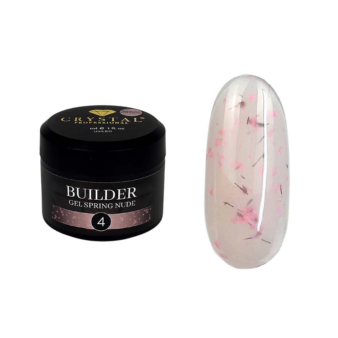 Stavební gel na nehty Builder Gel Spring Nude #4 30 ml