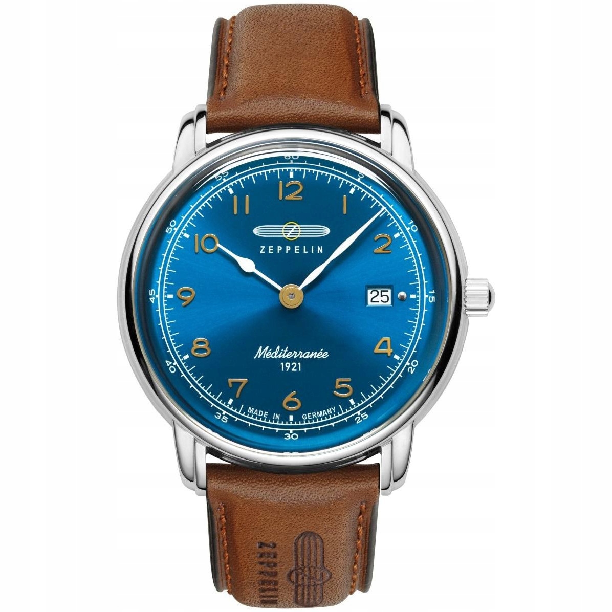 Pánské Hodinky Zeppelin 96403 hnědé
