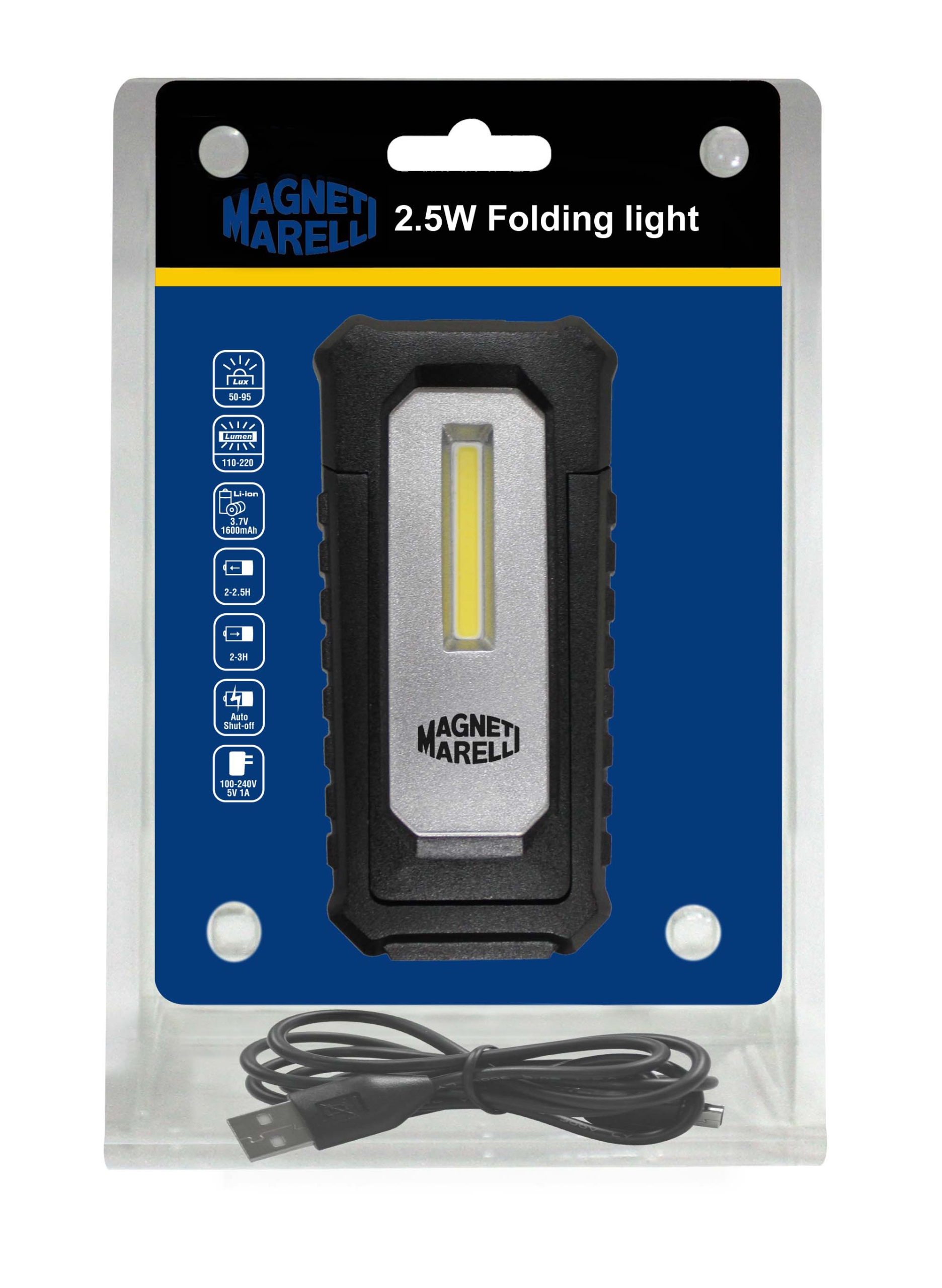 

Lampa Warsztatowa Składana Magneti 2.5W