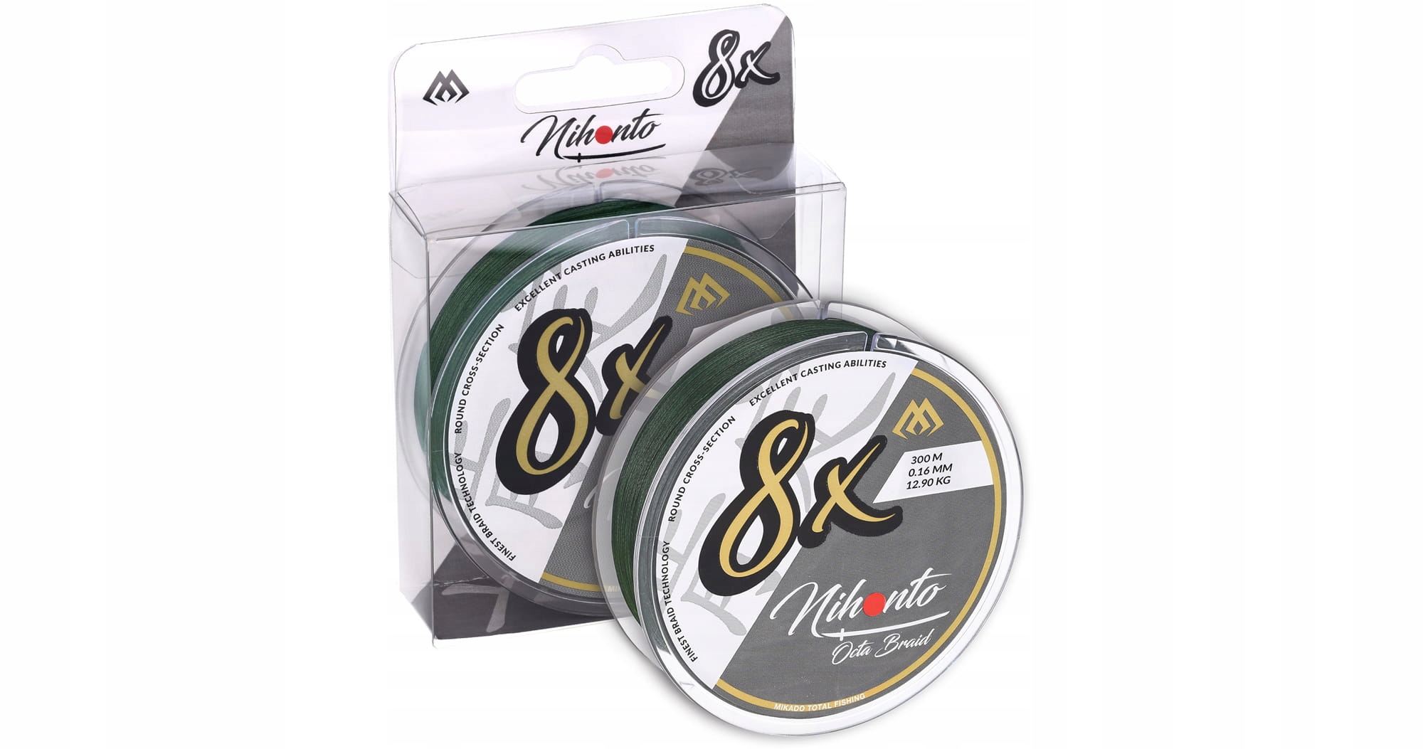 PLECIONKA NIHONTO OCTA BRAID (GREEN) 0.50mm\53.3kg\150m - op. 1szp.
