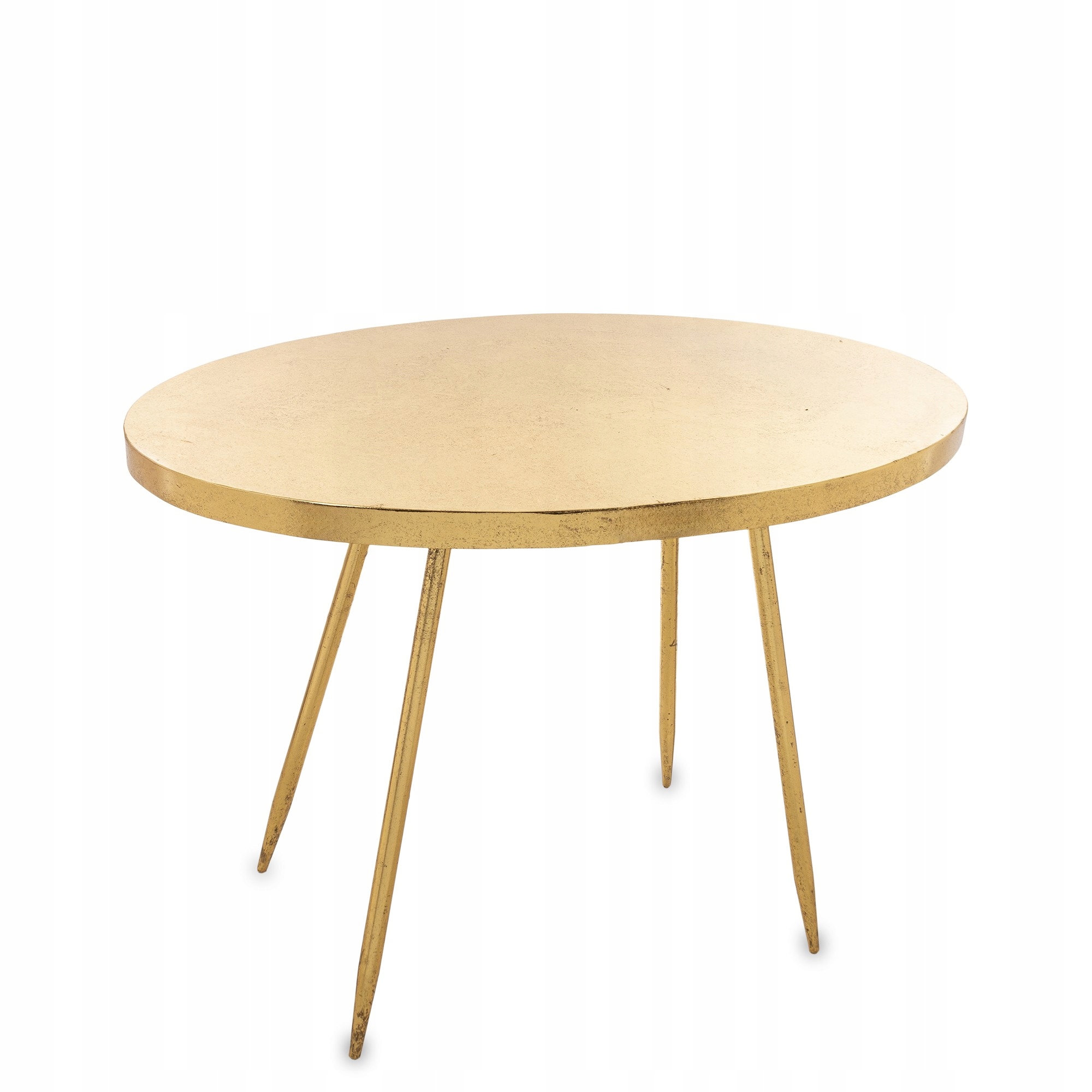 Minimalistický elegantný konferenčný stolík, zlatý, štýlový dekorácia