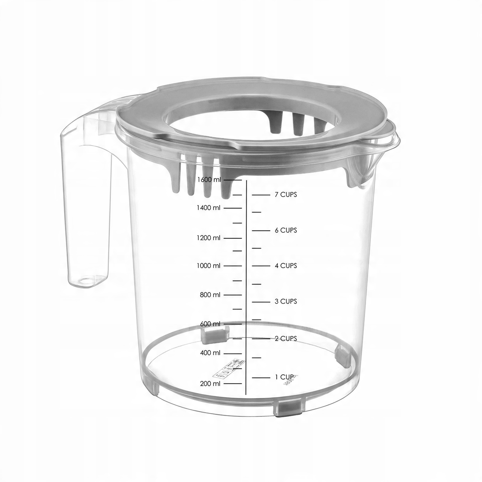 

Dzbanek do miksowania 1,6l Rio z miarką srebrny