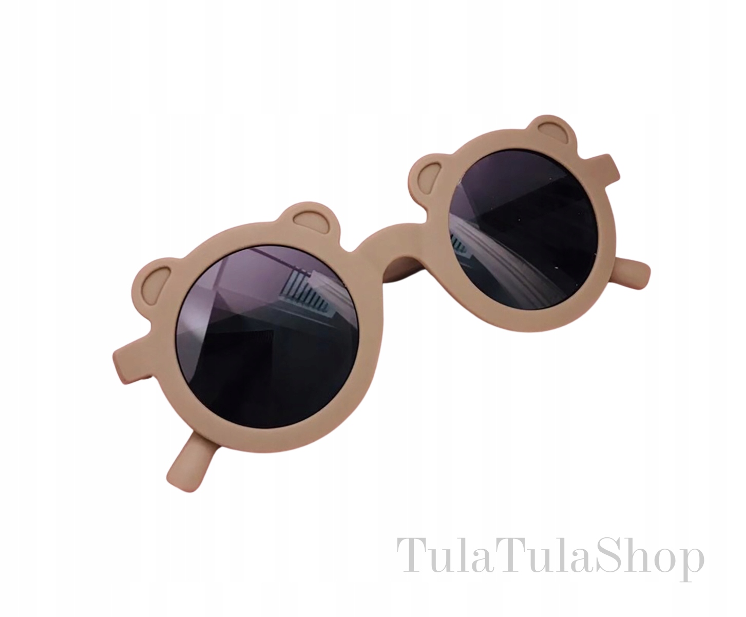 Okulary okularki dziecięce dla dzieci przeciwsłoneczne uv400 BRĄZOWE Marka Inna marka